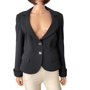 White House Black Market Black Tailored Blazer